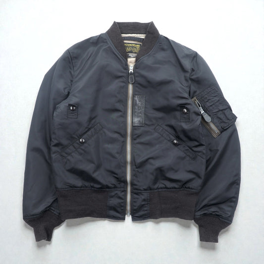 gold 東洋エンタープライズ L-2B フライトジャケット S ブラック GL12979 8415-273-3973 日本製