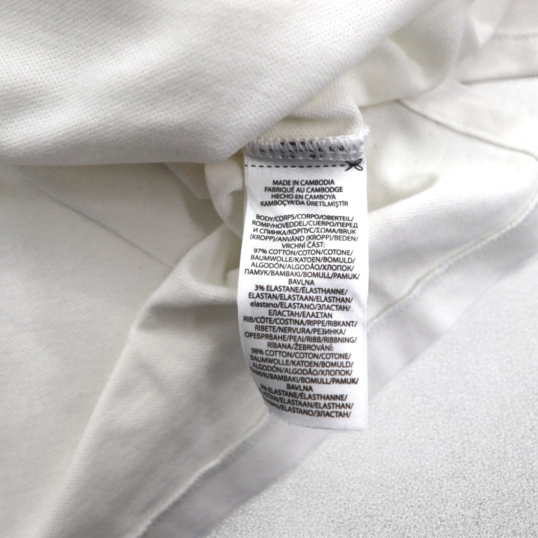 POLO RALPH LAUREN リブライン ポロシャツ XL ホワイト コットン 鹿の子 スモールポニー刺繍