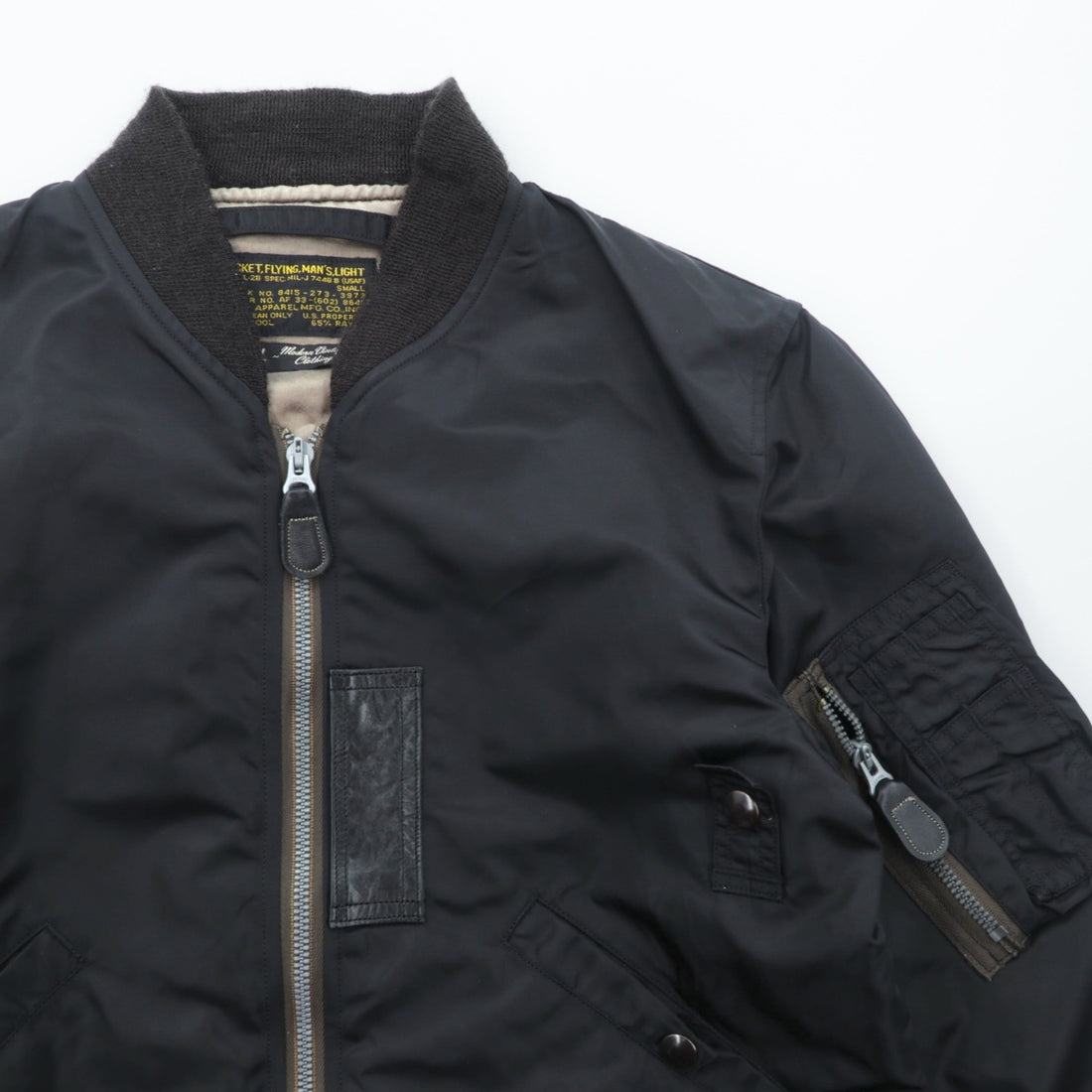 Gold Toyo Enterprise L-2B Flight Jacket, Small, Black, GL12979, 8415-273-3973, Made in Japan