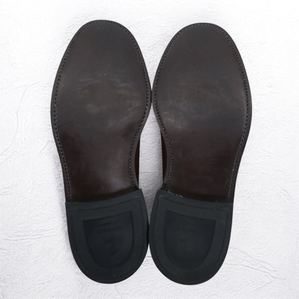 REGAL Plain Toe Dress Shoes 26cm Embossed Goodyear Welt Construction Wingtip 2509 Made in Japan