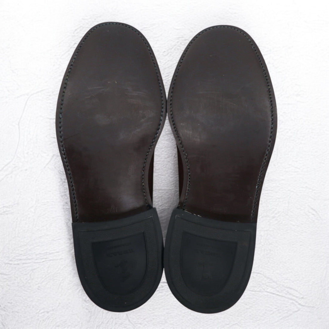 REGAL Plain Toe Dress Shoes 26cm Embossed Goodyear Welt Construction Wingtip 2509 Made in Japan
