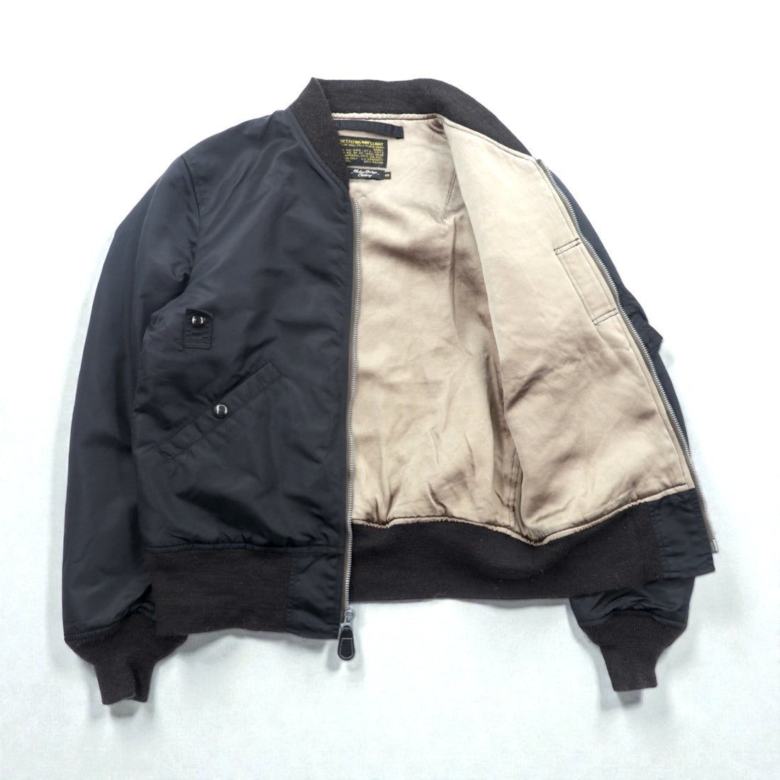 Gold Toyo Enterprise L-2B Flight Jacket, Small, Black, GL12979, 8415-273-3973, Made in Japan