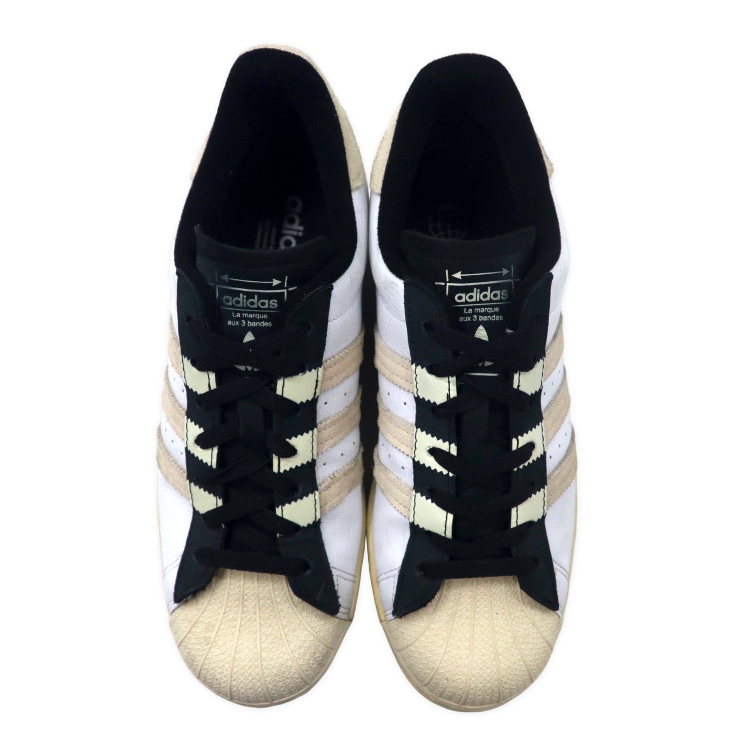 adidas originals スーパースター スニーカー 27.5cm ホワイト レザー 3ストライプ トレフォイルロゴ SUPER STAR GX6025