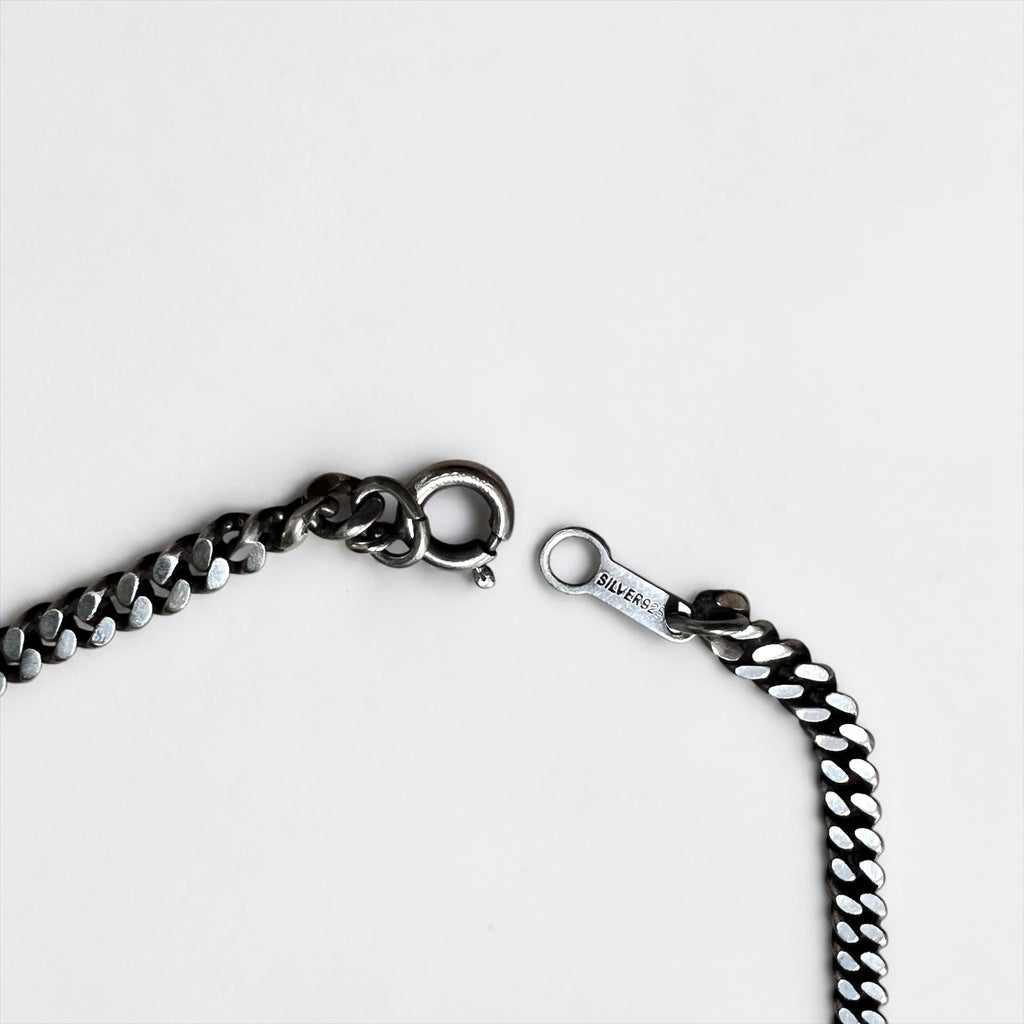 Silver 925 Necklace 聖母マリア シルバー ネックレス メダイ オーバル 喜平 チェーン
