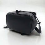 COACH Made in Italy Old Coach Pebbled Leather Drawstring Backpack, Cowhide Leather, L6E-4925, Grained Leather