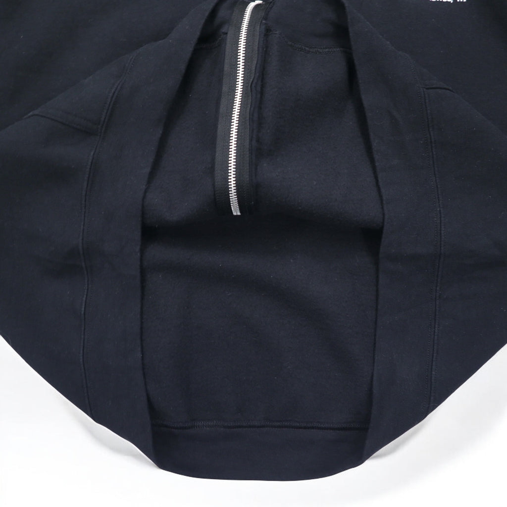 HARLEY DAVIDSON ビッグサイズ フルジップパーカー 3XL ブラック コットン バックロゴ スカル