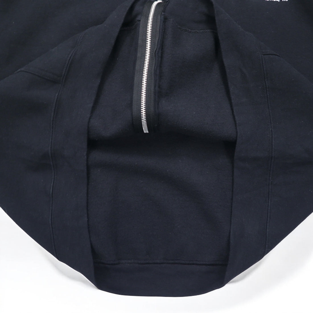 HARLEY DAVIDSON Big Size Full Zip Hoodie 3XL Black Cotton Back Logo Skull