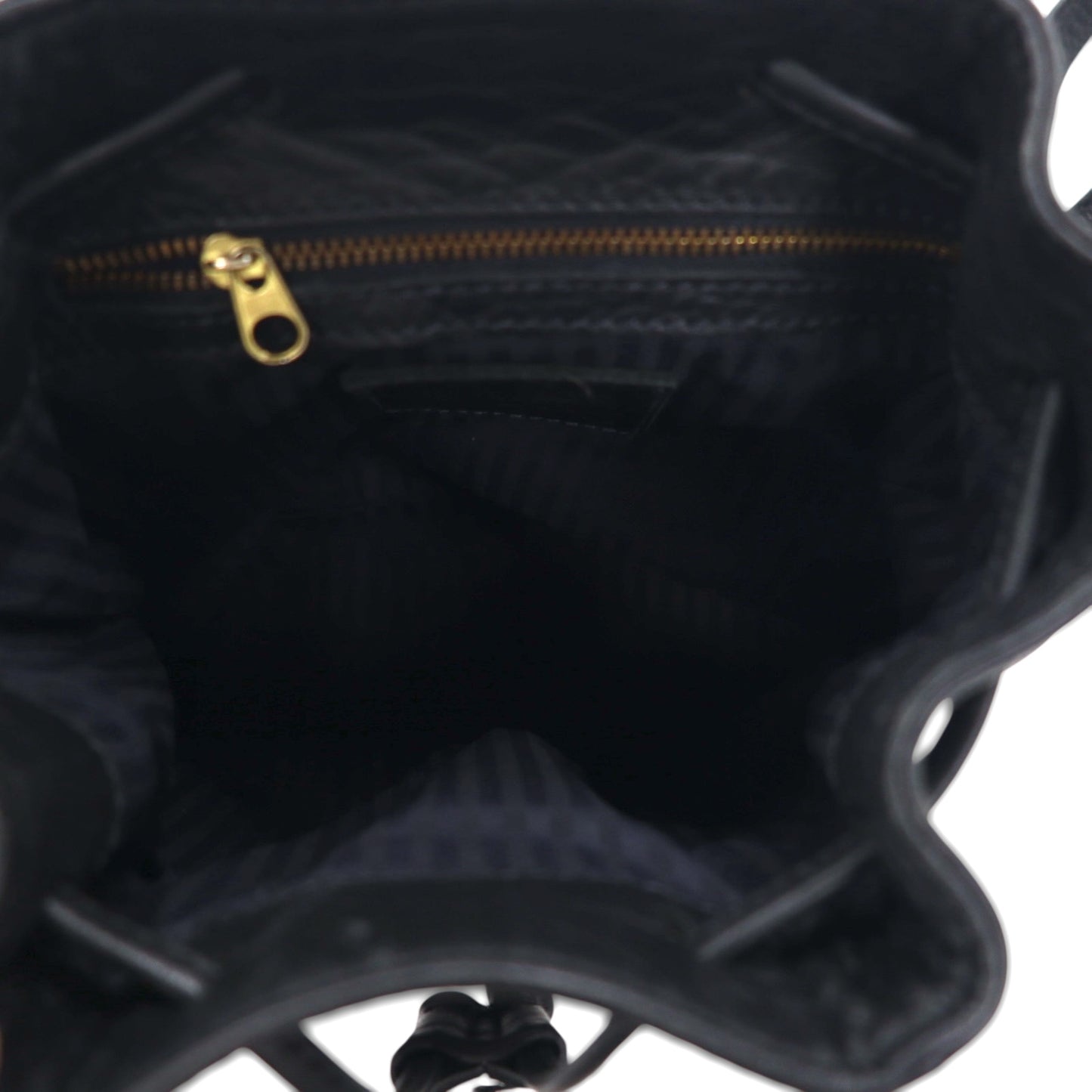 COACH イタリア製 オールドコーチ ペプルドレザー 巾着 リュックサック バックパック 牛革 L6E-4925 シボ革