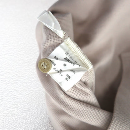 CASTELBAJAC SPORT 90年代 長袖 ポロシャツ XL ベージュ コットン キャラクター刺繍