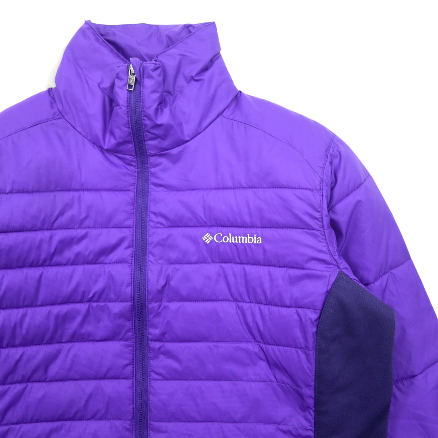 COLUMBIA ダウンジャケット 中綿 XL パープル ナイロン キルティング POWDER PILLOW HYBRID JACKET WL5341