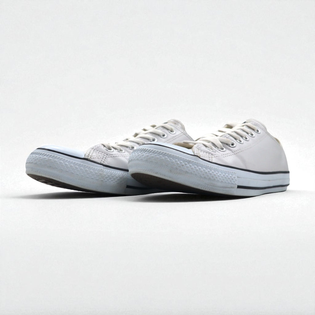 CONVERSE レザー オールスター LEATHER ALL STAR OX ローカットスニーカー 28cm ホワイト 1B905