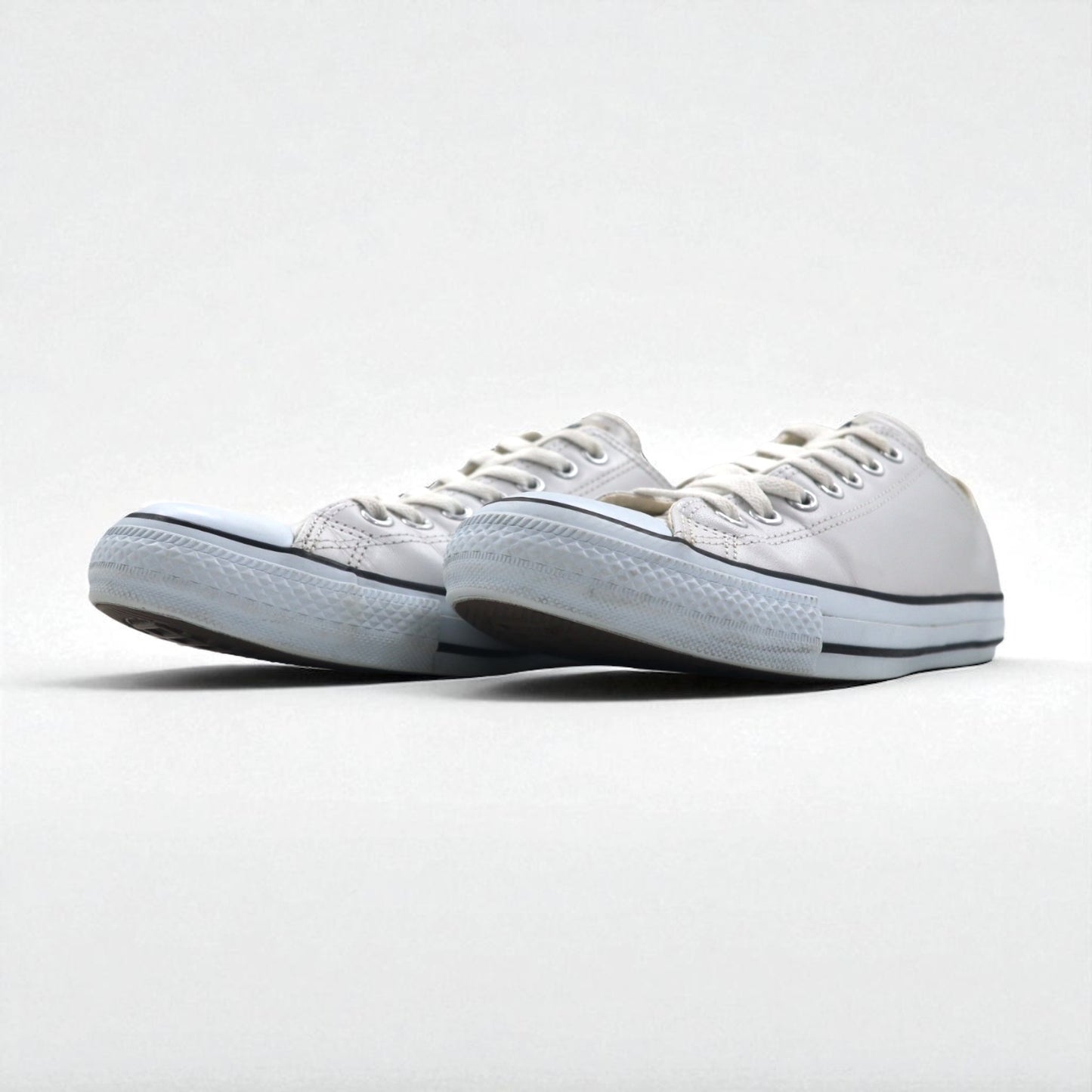 CONVERSE レザー オールスター LEATHER ALL STAR OX ローカットスニーカー 28cm ホワイト 1B905