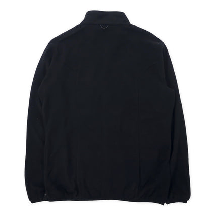 THE NORTH FACE フルジップ フリースジャケット L ブラック ポリエステル ロゴ刺繍