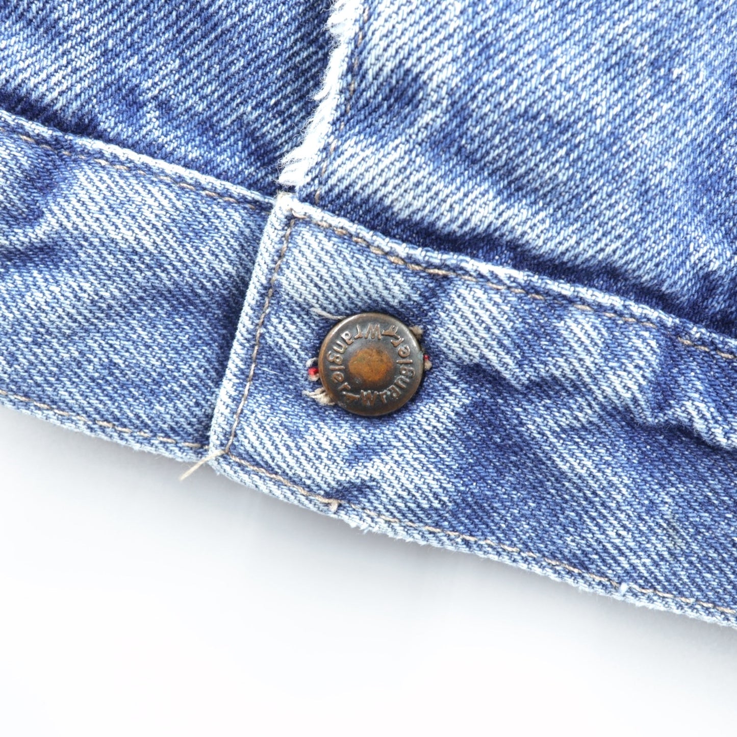 Wrangler ランチコート 裏ボア デニムジャケット L インディゴ シェルパ