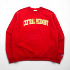 Champion College Print Sweatshirt, XL, Red, CENTRAL PIEDEMONT