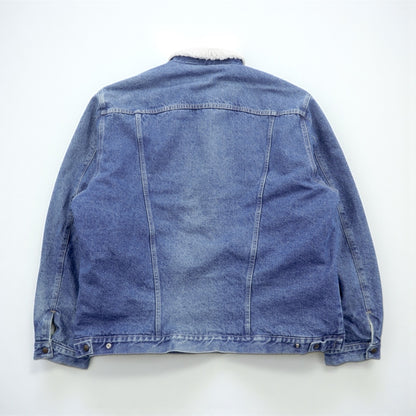 Wrangler ランチコート 裏ボア デニムジャケット L インディゴ シェルパ