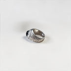 80年代 ヴィンテージ カレッジリング 指輪 シルバー ブラック 1984年 COLLEGE OF DAIDO