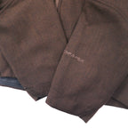 THE NORTH FACE Apex Soft Shell Jacket Hoodie M Brown Polyester Fleece Liner Logo Embroidery TNF APEX