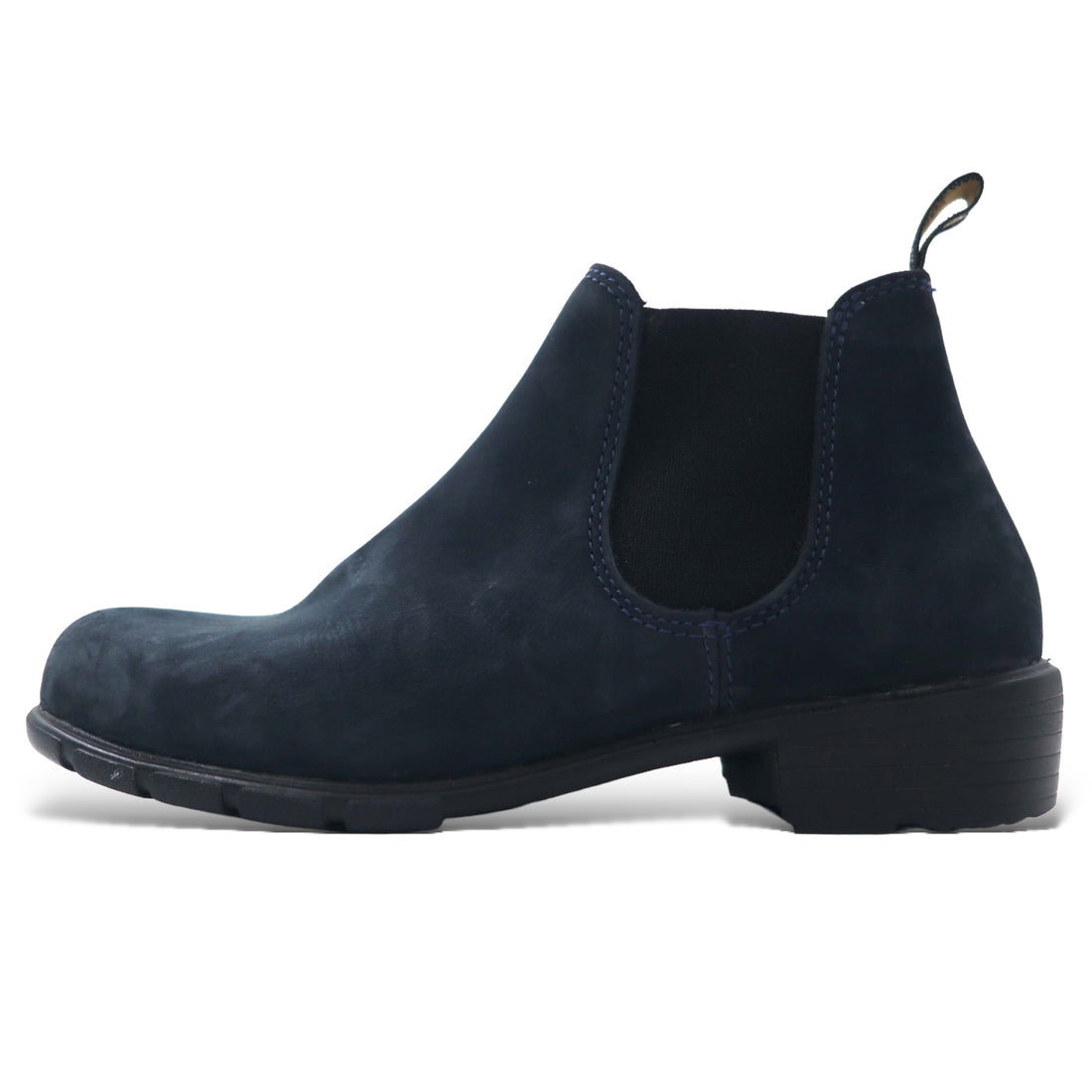 日本然リトテ-古着オンライン-Blundstone スエードレザー サイドゴアブーツ ブーティー 23.5cm ネイビー 000995-Blundstone suede leather Chelsea Boots US6.5 Navy 000995
