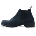 日本然リトテ-古着オンライン-Blundstone スエードレザー サイドゴアブーツ ブーティー 23.5cm ネイビー 000995-Blundstone suede leather Chelsea Boots US6.5 Navy 000995
