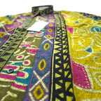 Vintage 90s Japan Made Native Shirt Roman Rominas 90s Retro All-over Print Poly Shirt M Multicolor Native Made in Japan Unused