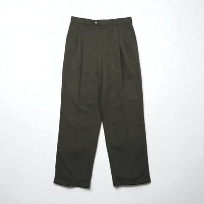 CHAPS RALPH LAUREN 90s 2-pleat wide-leg trousers, size L, khaki