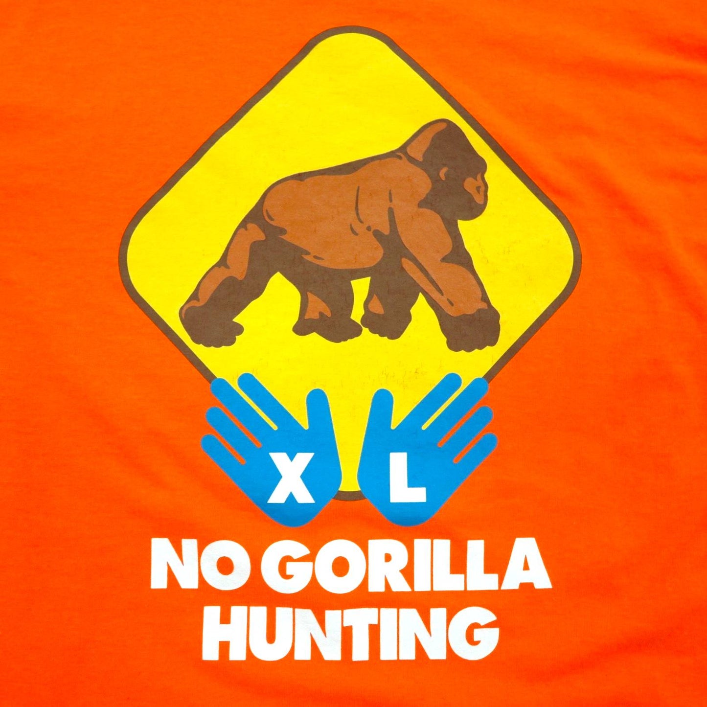 X-LARGE ロゴプリント ロングスリーブTシャツ ロンT L オレンジ コットン 両面プリント