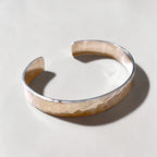 Vintage Silver Bangle ハンマーワーク 槌目 シルバーバングル カフ ブレスレット SILVER 刻印