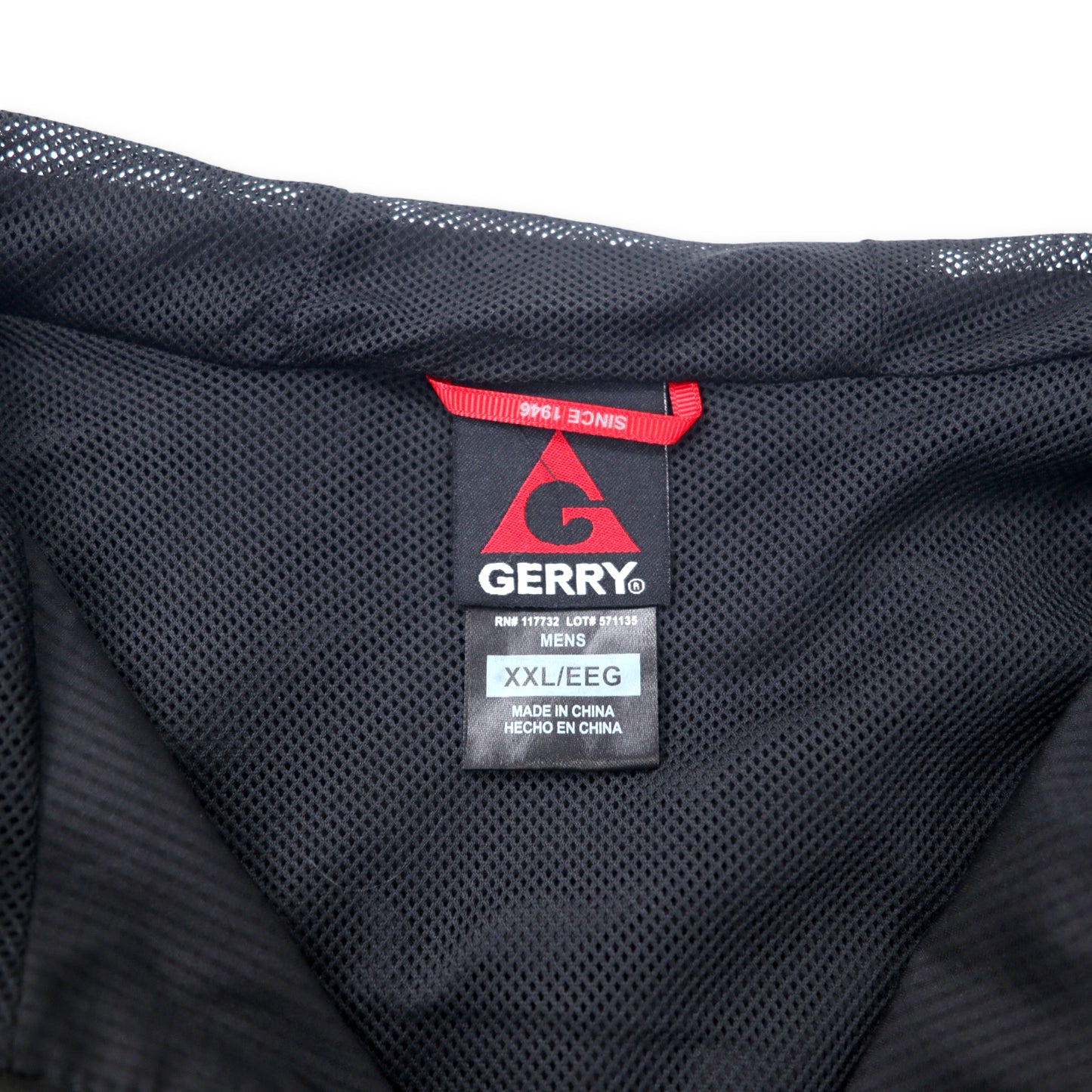 GERRY マウンテンパーカー XXL ブルー ブラック ポリエステル 防水 ビッグサイズ Men's Lightweight Lined Windbreaker Rain Jacket 1319583