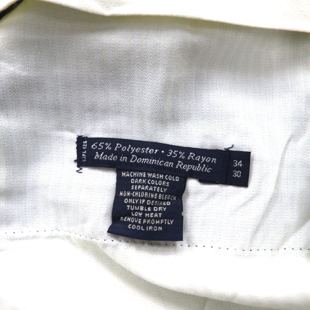 CHAPS RALPH LAUREN 90s 2-pleat wide-leg trousers, size L, khaki