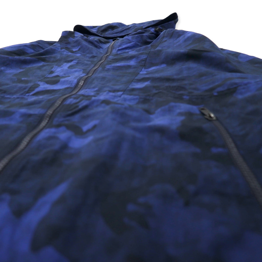 THE NORTH FACE Novelty Compact Jacket L Blue Nylon Camouflage Water Repellent Novelty Compact Jacket NP71535