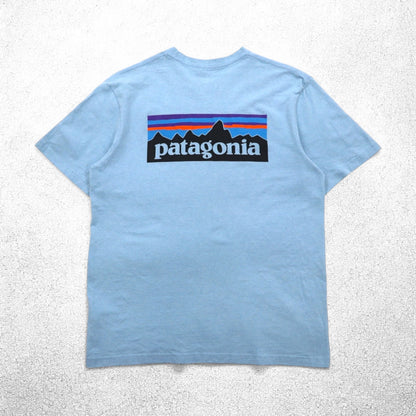 Patagonia P-6 Logo Responsibility P-6 LOGO RESPONSIBILI-TEE T-shirt M Blue 39174
