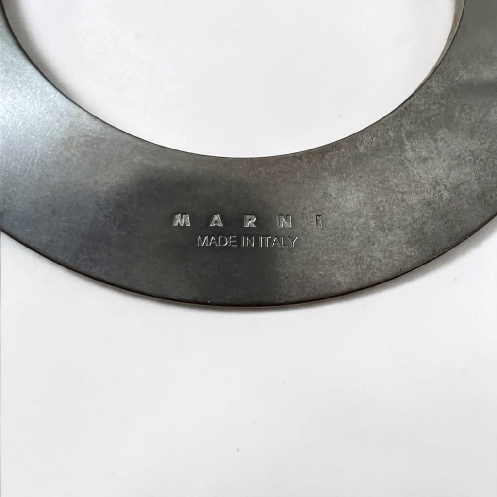 MARNI Italian Made Bracelet Bangle Silver Washer