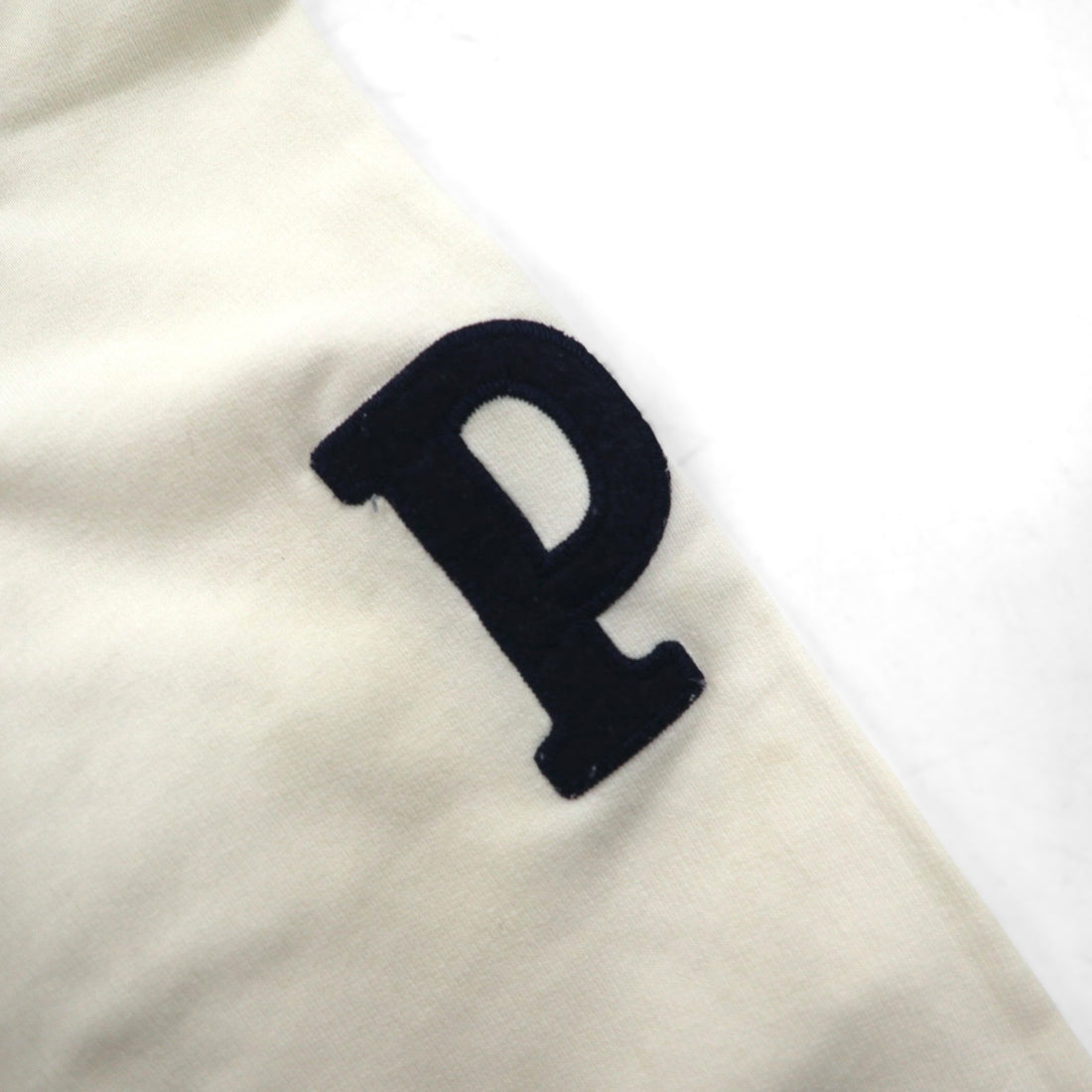 Polo Ralph Lauren 90s Lightweight Raglan V-Neck Sweatshirt, Gray, Size L, with Small Pony Embroidery