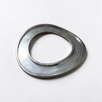 MARNI Italian Made Bracelet Bangle Silver Washer