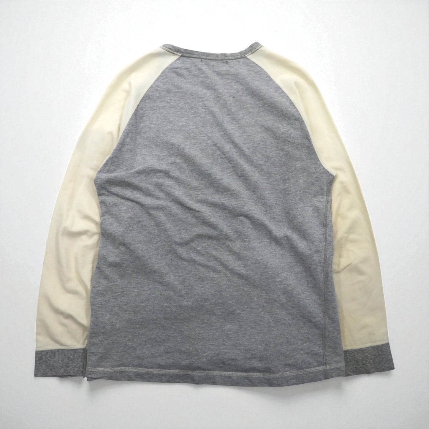 Polo Ralph Lauren 90年代 ライトウェイト 前V ラグラン スウェット トレーナー L グレー スモールポニー刺繡