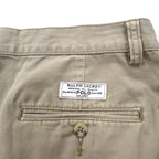 Polo by Ralph Lauren 90年代 ポロチノ TYLER SHORT 2タック ショートパンツ ハーフパンツ M ベージュ コットン
