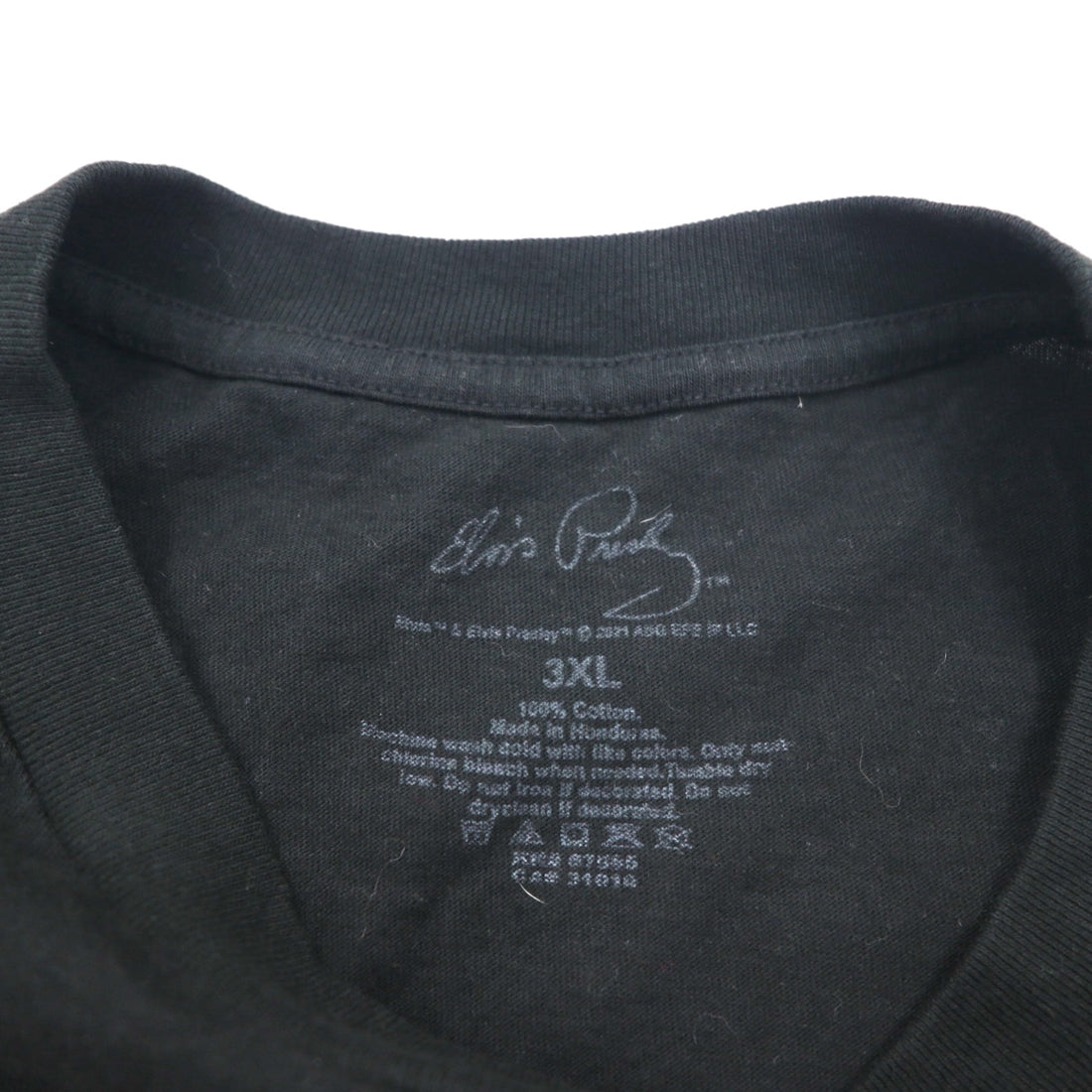 ELVIS PRESLEY Elvis Presley Music Artist T-Shirt 3XL Black Cotton UNITED STATES TOUR 1976