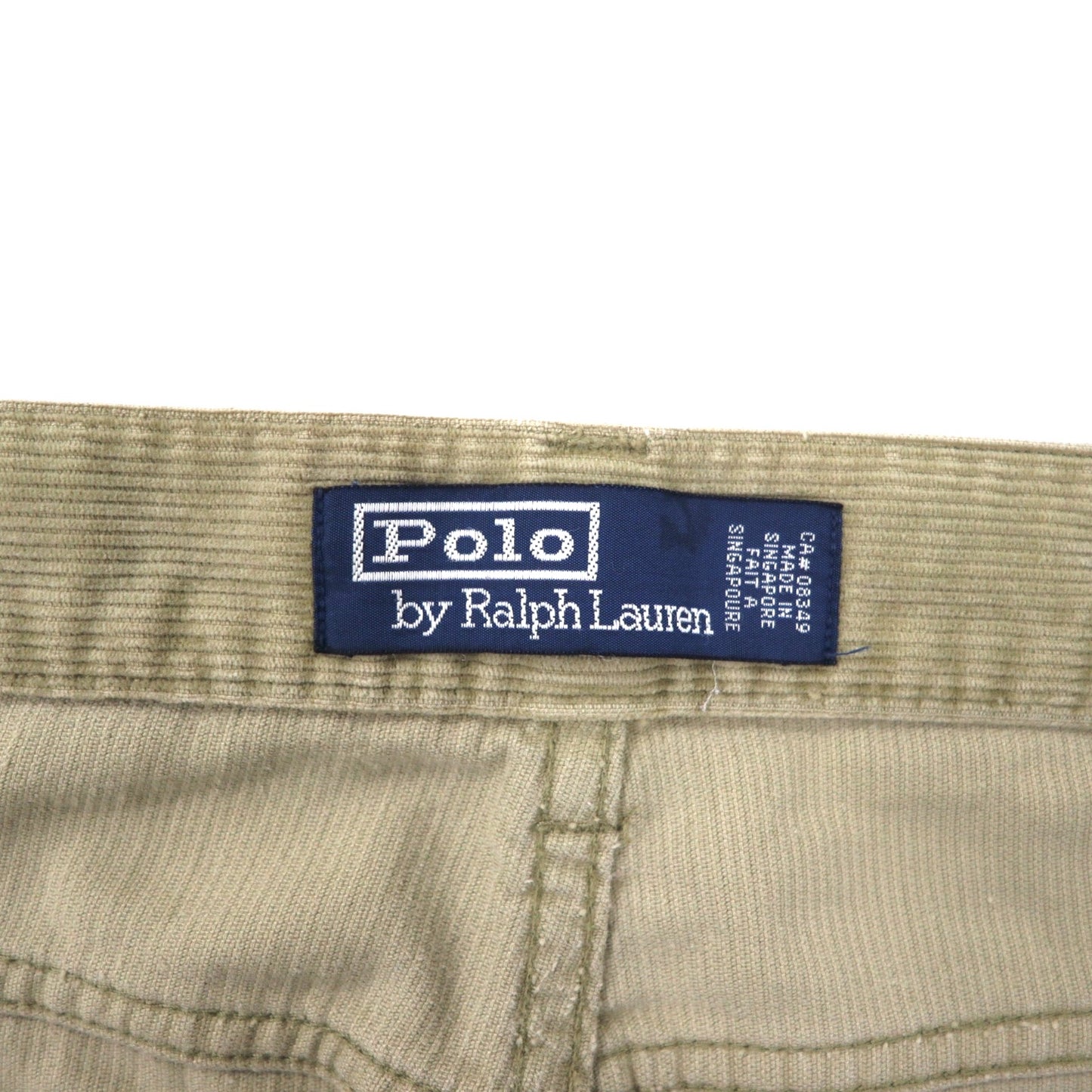 Polo by Ralph Lauren コーデュロイ ストレートパンツ 34 ベージュ コットン