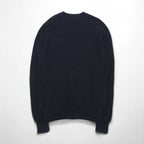 A|X ARMANI EXCHANGE コマンドセーター リブニット L ネイビー フラップ 胸ポケット