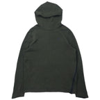 日本然リトテ-古着オンライン-NIKE テックフリース プルオーバーパーカー M カーキ コットン サイドスリット Tech Fleece Pullover Hoodie 832116-331-NIKE Tech Fleece Pullover Hoodie M Khaki Cotton Side Slit Tech Fleece Pullover Hoodie 832116-331
