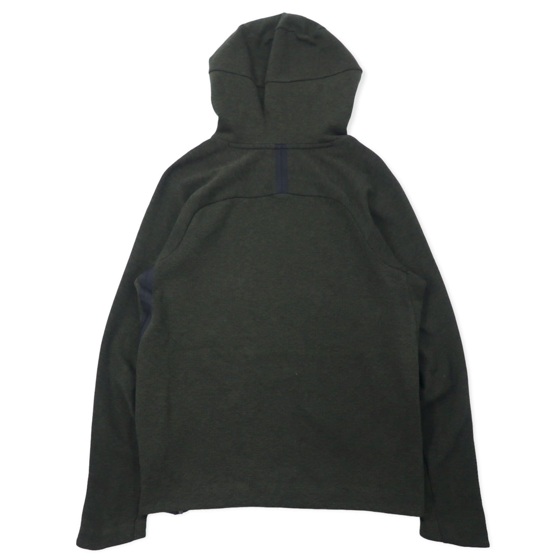 NIKE Tech Fleece Pullover Hoodie M Khaki Cotton Side Slit Tech Fleece Pullover Hoodie 832116-331