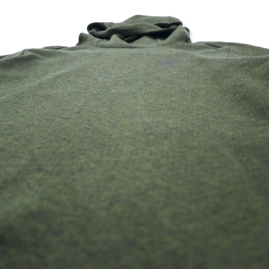 NIKE Tech Fleece Pullover Hoodie M Khaki Cotton Side Slit Tech Fleece Pullover Hoodie 832116-331