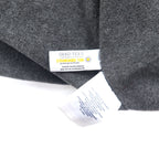LANDS'END fleece lined shell jacket nylon jacket M grey nylon drawcord waterproof OEKO-TEX