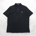 POLO RALPH LAUREN CLASSIC FIT Polo shirt L Black Cotton Small pony embroidery