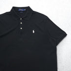 POLO RALPH LAUREN CLASSIC FIT Polo shirt L Black Cotton Small pony embroidery