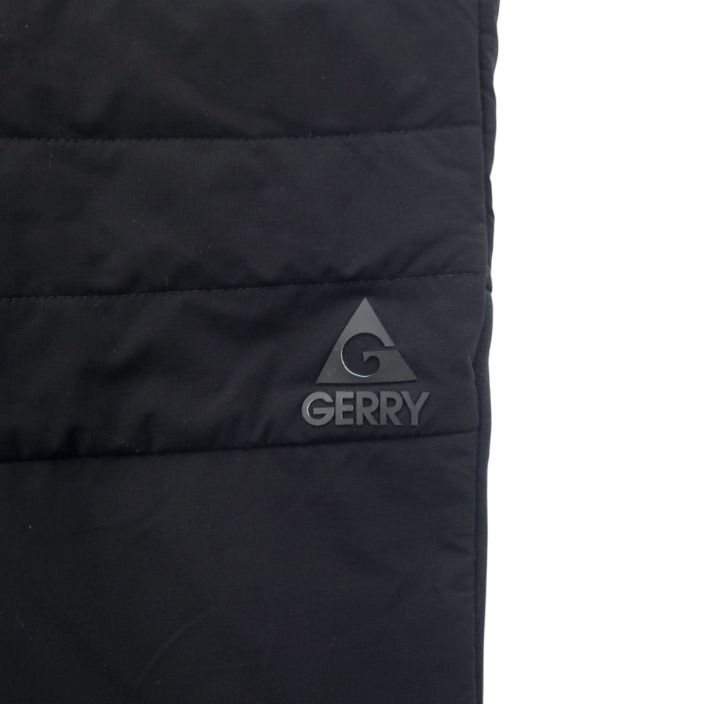 GERRY Polystretch Insulated Track Pants Down Pants L Black Polyester Padding Stretch Water Repellent