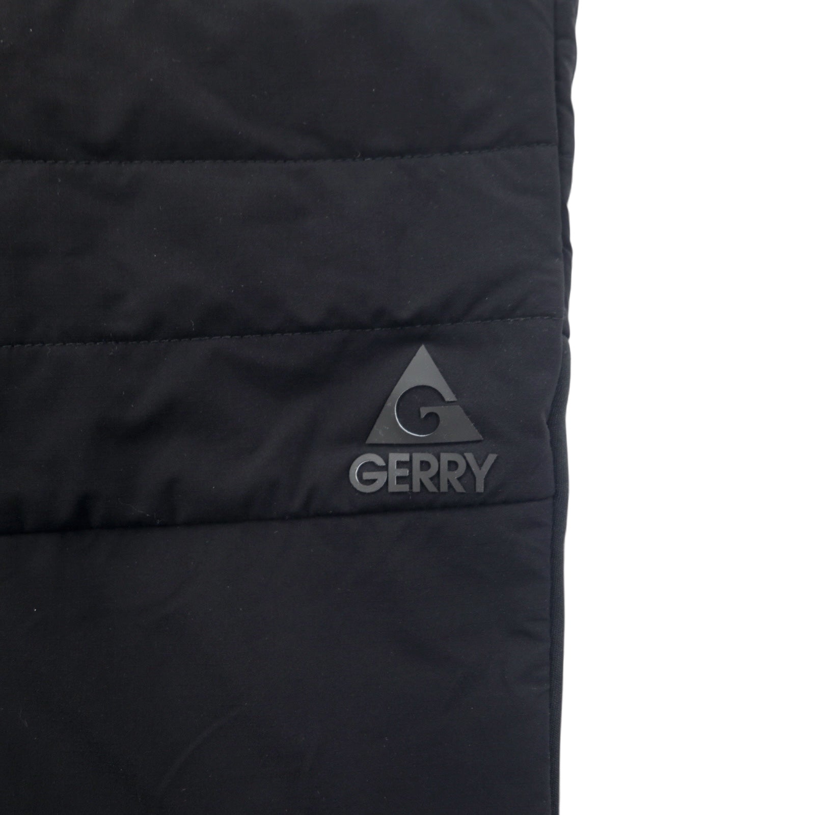 GERRY Polystretch Insulated Track Pants Down Pants L Black Polyester Padding Stretch Water Repellent