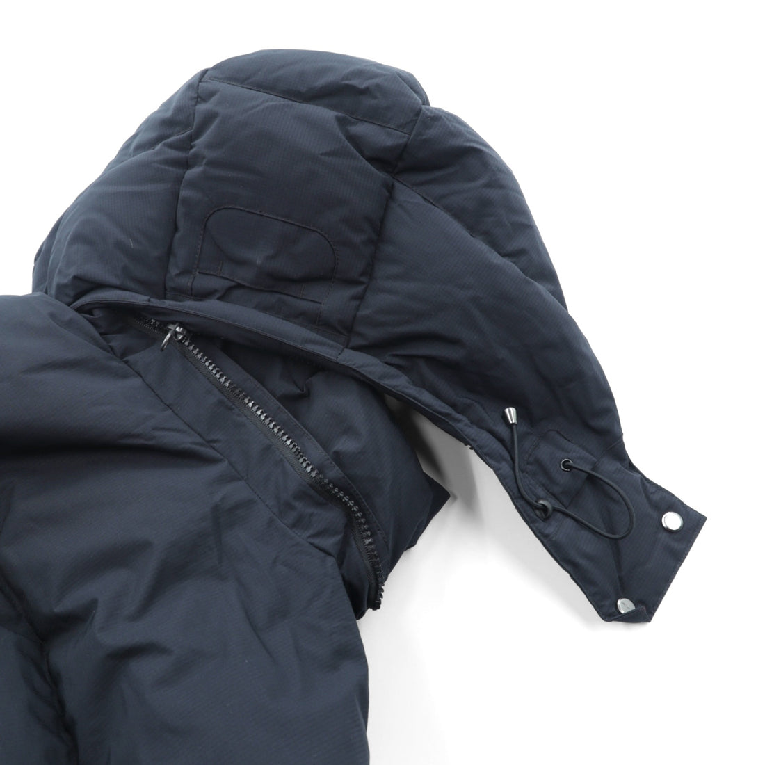 Polo Ralph Lauren Big Pony High Neck Down Jacket, Size S, Black, Removable Hood, Drawcord