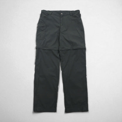 karrimor Outdoor 2-Way Convertible Cargo Shorts, Size L, Gray, Nylon, Waterproof, Stretch